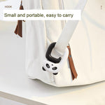 Appendiabiti per borsa da ufficio rimovibile con gancio per zainetto da scrivania da 2 pezzi, Panda, Small Pink Cat, Raccoon, Kitten