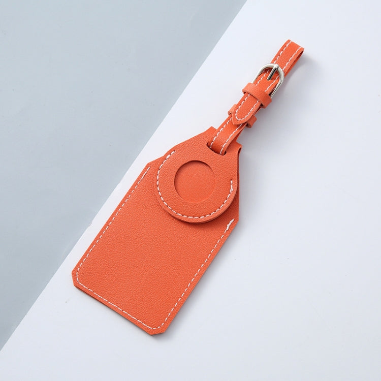 Custodia in pelle PU per AirTag compatibile con bagagli