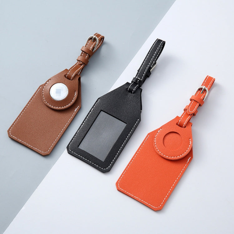 Custodia in pelle PU per AirTag compatibile con bagagli