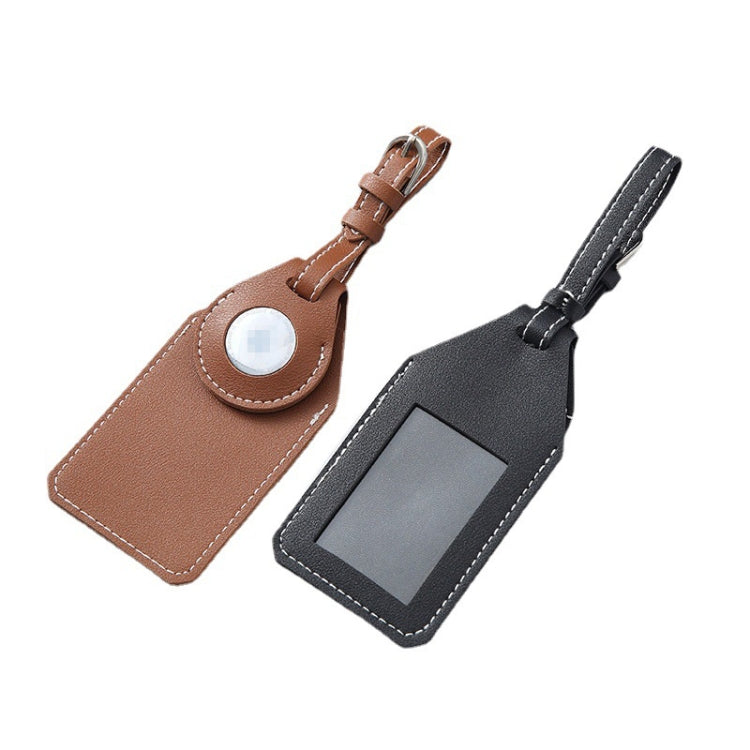 Custodia in pelle PU per AirTag compatibile con bagagli