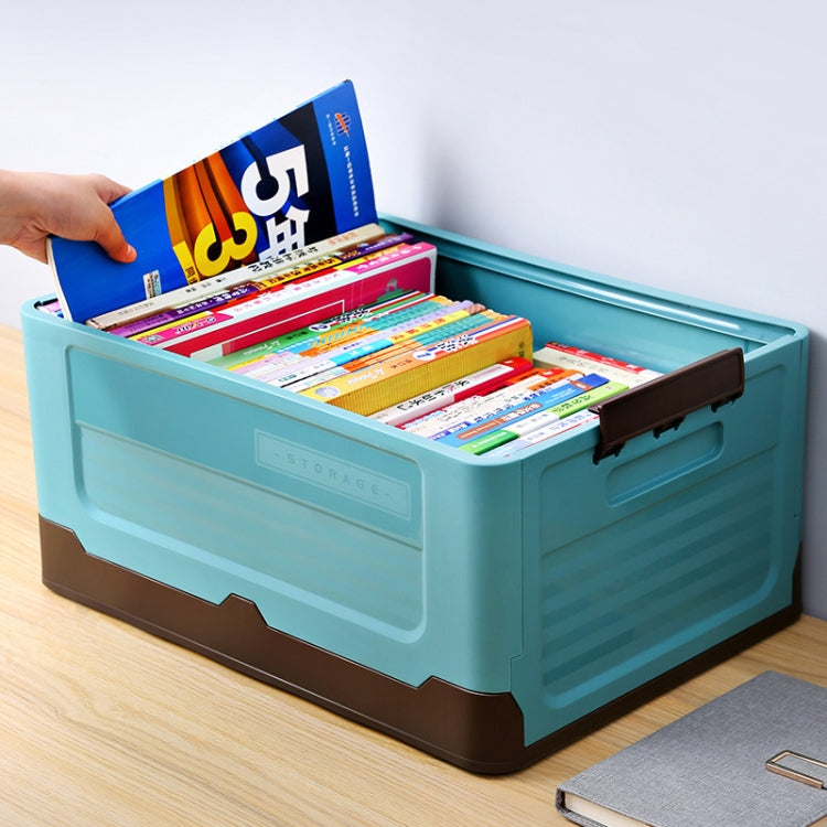 Scatola pieghevole per libri Scatola portaoggetti in plastica, S Mint Blue, S Banana Yellow, S Sunset Orange, M Mint Blue, M Banana Yellow, M Sunset Orange, L Mint Blue, L Banana Yellow, L Sunset Orange