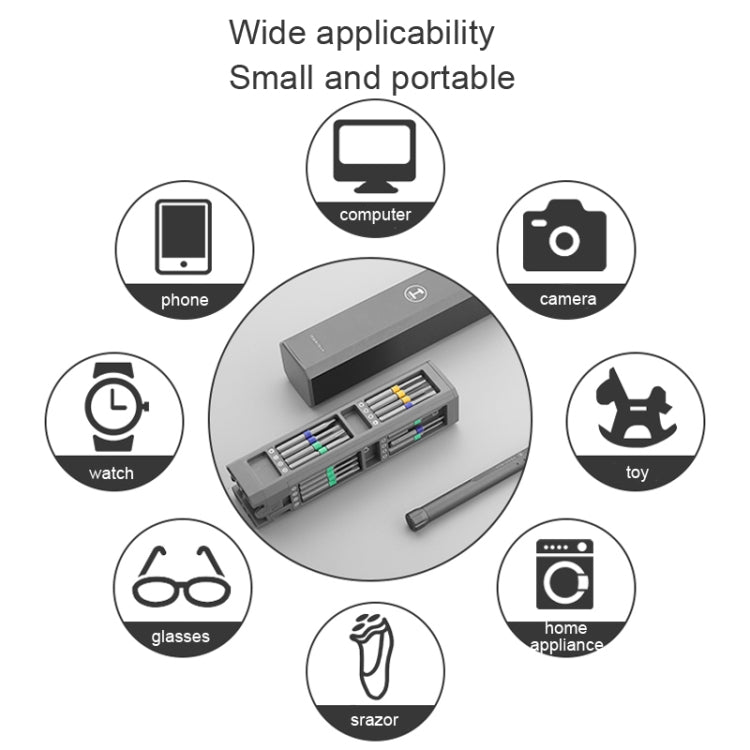 Strumento di manutenzione per lo smontaggio del notebook mobile con set di coltelli a vite più verde, 44 In 1 Aluminum Barrel, 30 In 1 Aluminum Barrel, 40 In 1 Double Aluminum Barrel