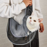 Borsa tracolla per animali domestici traspirante Small e Large
