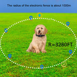 Addestratore di cani Recinto elettronico Smart GPS Wireless Bark Stop, White, Black