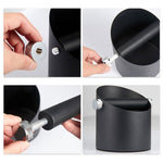 Pattumiera per caffè, latte, residui di tè, polvere per il riciclaggio, White (Aluminum Alloy), Black (Aluminum Alloy), True Color (Stainless Steel), Black (45 Steel)
