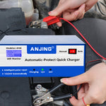 ANJING AJ-618E Riparatore di batterie per auto con caricabatteria, EU Plug, US Plug, UK Plug, AU Plug