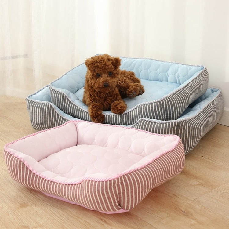 Summer Cold Feeling Dog Cat Kennel Ice Silk Cool Den,Dimensioni:, S, M, L