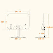 Reading Bookshelf Desktop Supporto per tablet sollevabile multifunzione con rotazione a 360 gradi, R03, R04