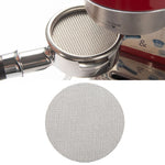 Filtro antispruzzo per caffè in lamiera sinterizzata in acciaio inossidabile, dimensioni:, 51mm x 1.7mm, 51mm x 1mm, 53mm x 1.7mm, 53mm x 1mm, 58mm x 1.7mm
