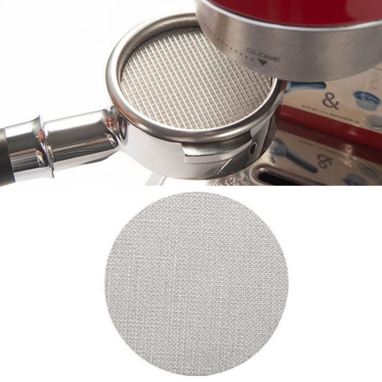 Filtro antispruzzo per caffè in lamiera sinterizzata in acciaio inossidabile, dimensioni:, 51mm x 1.7mm, 51mm x 1mm, 53mm x 1.7mm, 53mm x 1mm, 58mm x 1.7mm