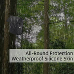 Cover in silicone per telecamera EufyCam 2C bianco nero