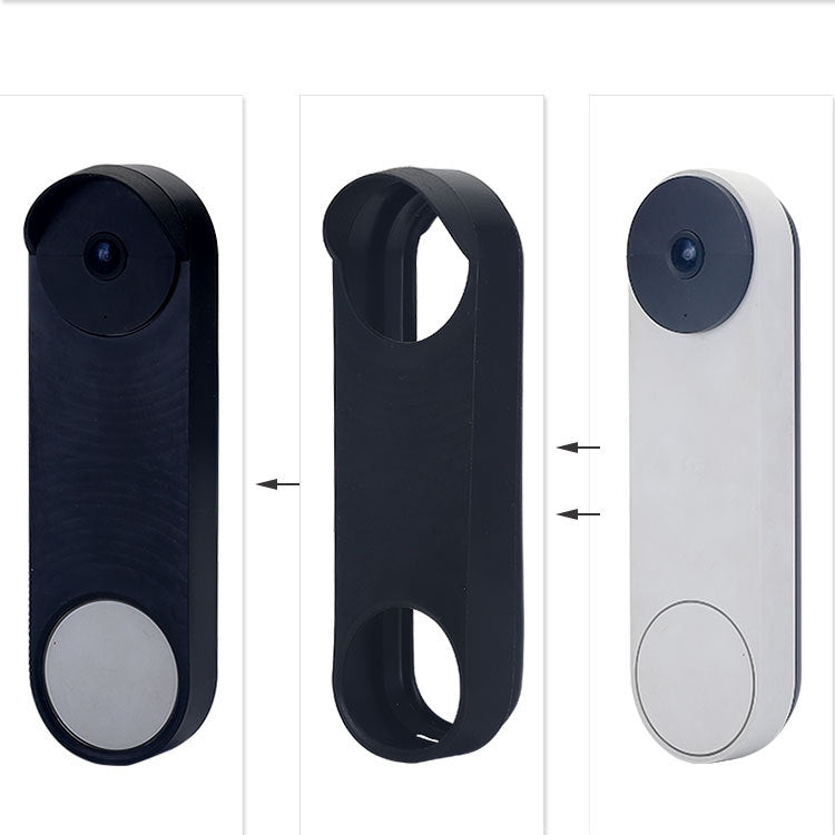 Custodia protettiva in silicone per campanello per versione batteria campanello Google NEST Hello