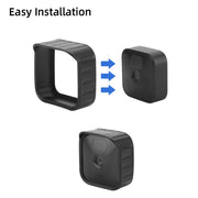 Custodia protettiva in silicone per videocamera di sicurezza Blink per esterni/interni/XT1/XT2, Black