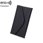 1655 RFID Anti-magnetico antifurto Borsa per passaporto Borsa per documenti Borsa per carte, Black, Orange, Deep Blue, Red, Pink, Dark Green, Light Green, Royal Blue, Rose Red, Grass Green