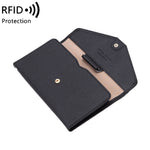 1655 RFID Anti-magnetico antifurto Borsa per passaporto Borsa per documenti Borsa per carte, Black, Orange, Deep Blue, Red, Pink, Dark Green, Light Green, Royal Blue, Rose Red, Grass Green