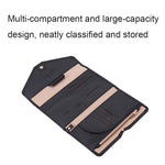 1655 RFID Anti-magnetico antifurto Borsa per passaporto Borsa per documenti Borsa per carte, Black, Orange, Deep Blue, Red, Pink, Dark Green, Light Green, Royal Blue, Rose Red, Grass Green
