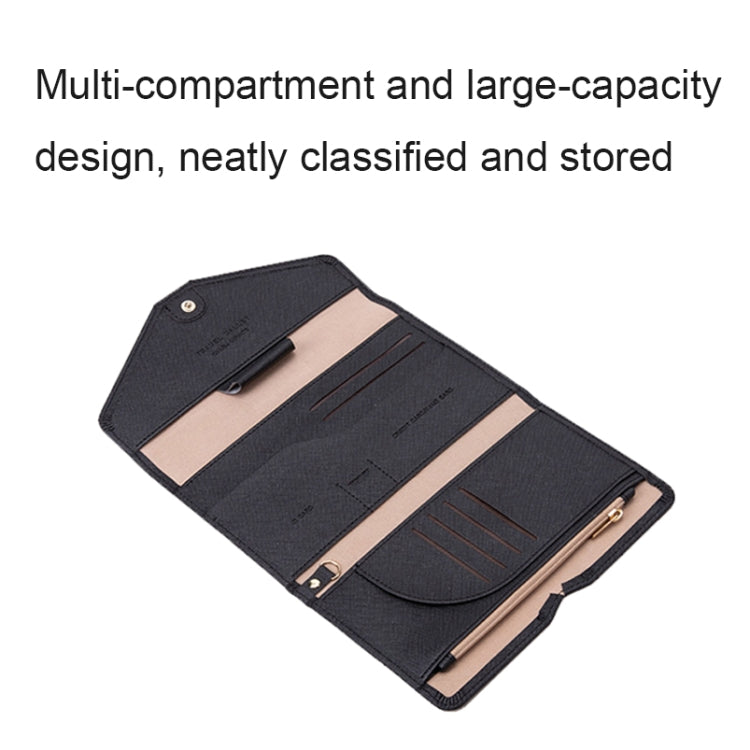 1655 RFID Anti-magnetico antifurto Borsa per passaporto Borsa per documenti Borsa per carte, Black, Orange, Deep Blue, Red, Pink, Dark Green, Light Green, Royal Blue, Rose Red, Grass Green
