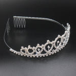 Corona decorativa con strass per cerimonie 12x3,7 cm