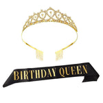 WM-02 Corona di Updo di cerimonia nuziale della festa di compleanno del diamante di cristallo, Silver, Gold, Rose Gold, AB Diamond, Gold Queen, AB Silver Queen, Silver Queen, Rose Gold Queen, Golden Queen, Silver Girl, AB Gold Girl, Gold Girl          ...