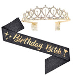 Corona decorativa con strass per cerimonie 12x3,7 cm