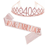 Corona decorativa con strass per cerimonie 12x3,7 cm
