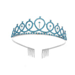 Corona decorativa con strass per cerimonie 12x3,7 cm