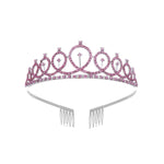 WM-02 Corona di Updo di cerimonia nuziale della festa di compleanno del diamante di cristallo, Silver, Gold, Rose Gold, AB Diamond, Gold Queen, AB Silver Queen, Silver Queen, Rose Gold Queen, Golden Queen, Silver Girl, AB Gold Girl, Gold Girl          ...