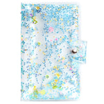 2PCS CAIUL Album fotografico in PVC da 3 pollici Raccolta di grande capacità Libro commemorativo, Purple Stream Sand, Pink Stream Sand, Blue Stream Sand, Golden Stars, Cute Daisy