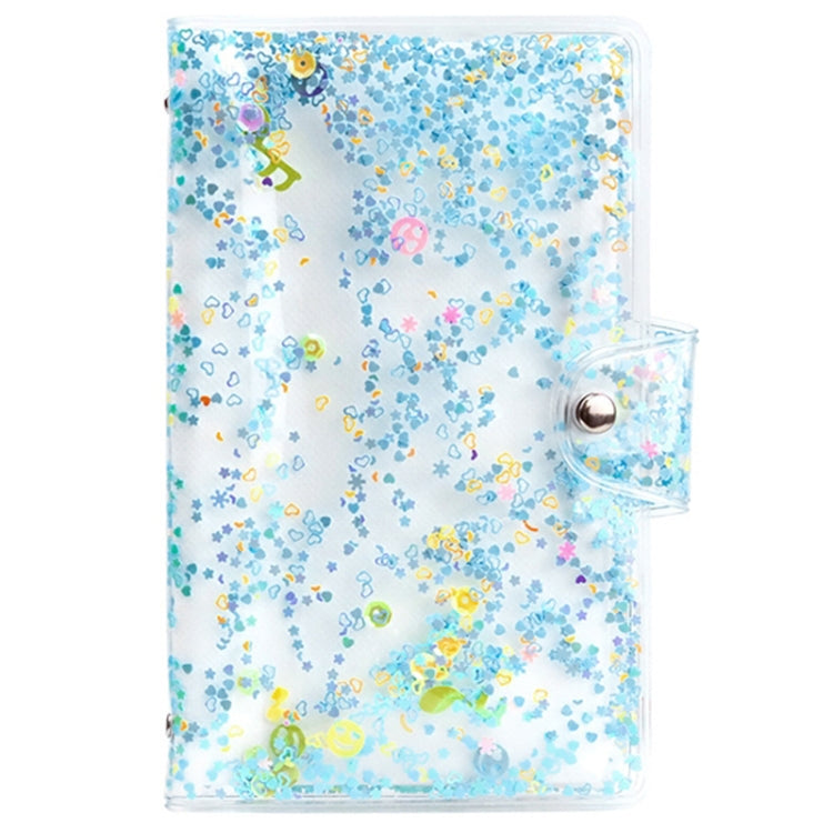 2PCS CAIUL Album fotografico in PVC da 3 pollici Raccolta di grande capacità Libro commemorativo, Purple Stream Sand, Pink Stream Sand, Blue Stream Sand, Golden Stars, Cute Daisy