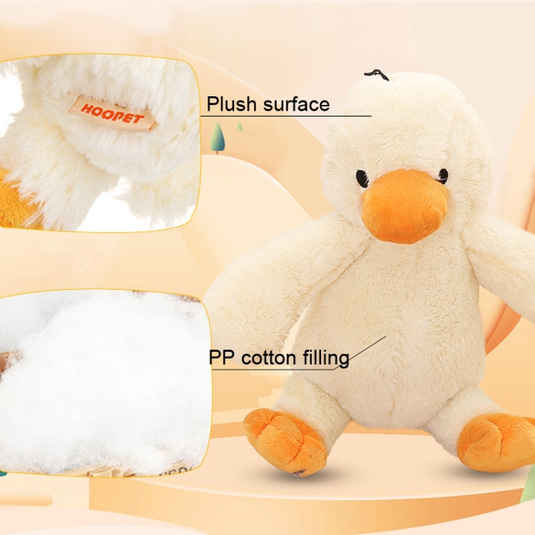 Hoopet Dog Mordere Giocattolo Animale Domestico Peluche Anatroccolo Giocattolo Sonoro, Small, Large