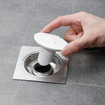 Copertura per scarico a pavimento con aspirazione magnetica per deodoranti per fognature, dimensioni:, 3.65cm (White), 3cm (White), 3.65cm (Orange), 3cm (Orange), 3.65cm (Green), 3cm (Green)