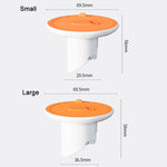 Copertura per scarico a pavimento con aspirazione magnetica per deodoranti per fognature, dimensioni:, 3.65cm (White), 3cm (White), 3.65cm (Orange), 3cm (Orange), 3.65cm (Green), 3cm (Green)