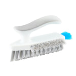 Spazzola per la pulizia delle fessure degli angoli del pavimento del bagno, White Gray, Yellow Green
