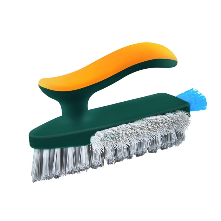 Spazzola per la pulizia delle fessure degli angoli del pavimento del bagno, White Gray, Yellow Green