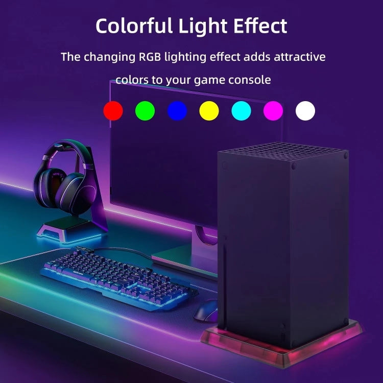 Base di raffreddamento USB con ventola RGB per Xbox Series X/S