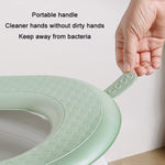 Sedile WC lavabile impermeabile addensato per uso domestico, Pink, Blue, Green, Gray