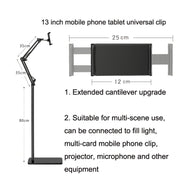 Staffa da pavimento per smartphone e tablet 155 cm