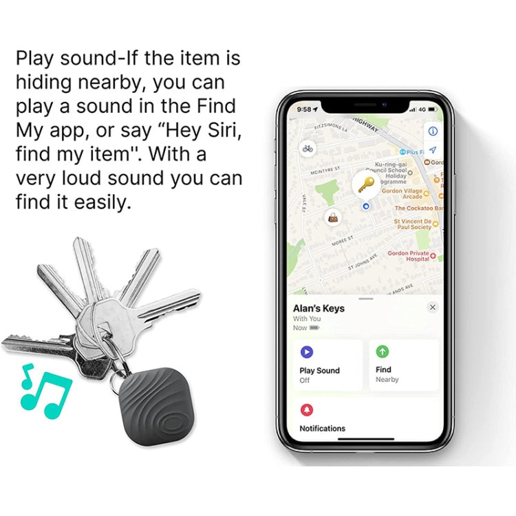 Nutale F11X Localizzatore Bluetooth Anti-Perdita per iOS