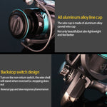 Ruota girevole in metallo CNC Rocker Throwing Rod Fish Wheel, stile:, DK1000 (EVA Grip), DK2000 (EVA Grip), DK3000 (EVA Grip), DK4000 (EVA Grip), DK5000 (EVA Grip), DK6000 (EVA Grip), DK7000 (EVA Grip), DK II1000 (Metal Ball Grip)                      ...