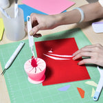 Set di strumenti per diserbo in vinile Strumento per incisione in rilievo sagoma fai-da-te, 5 In 1, 6 In 1, 5 In 1+Cutting Pad, 6 In 1+Cutting Pad, 5 In 1+Recycler+Bag, 6 In 1+Recycler+Bag, 5 In 1+Recycler+Pen Holder, 6 In 1+Recycler+Pen Holder