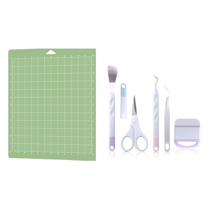 Set di strumenti per diserbo in vinile Strumento per incisione in rilievo sagoma fai-da-te, 5 In 1, 6 In 1, 5 In 1+Cutting Pad, 6 In 1+Cutting Pad, 5 In 1+Recycler+Bag, 6 In 1+Recycler+Bag, 5 In 1+Recycler+Pen Holder, 6 In 1+Recycler+Pen Holder
