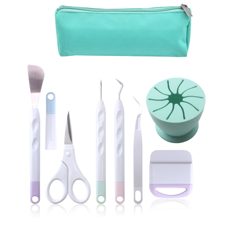 Set di strumenti per diserbo in vinile Strumento per incisione in rilievo sagoma fai-da-te, 5 In 1, 6 In 1, 5 In 1+Cutting Pad, 6 In 1+Cutting Pad, 5 In 1+Recycler+Bag, 6 In 1+Recycler+Bag, 5 In 1+Recycler+Pen Holder, 6 In 1+Recycler+Pen Holder