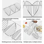 Supporto per pancake, crêpe, tortillas di mais in acciaio inox 304 a forma di V, Single Layer, 2 Layers, 3 Layers