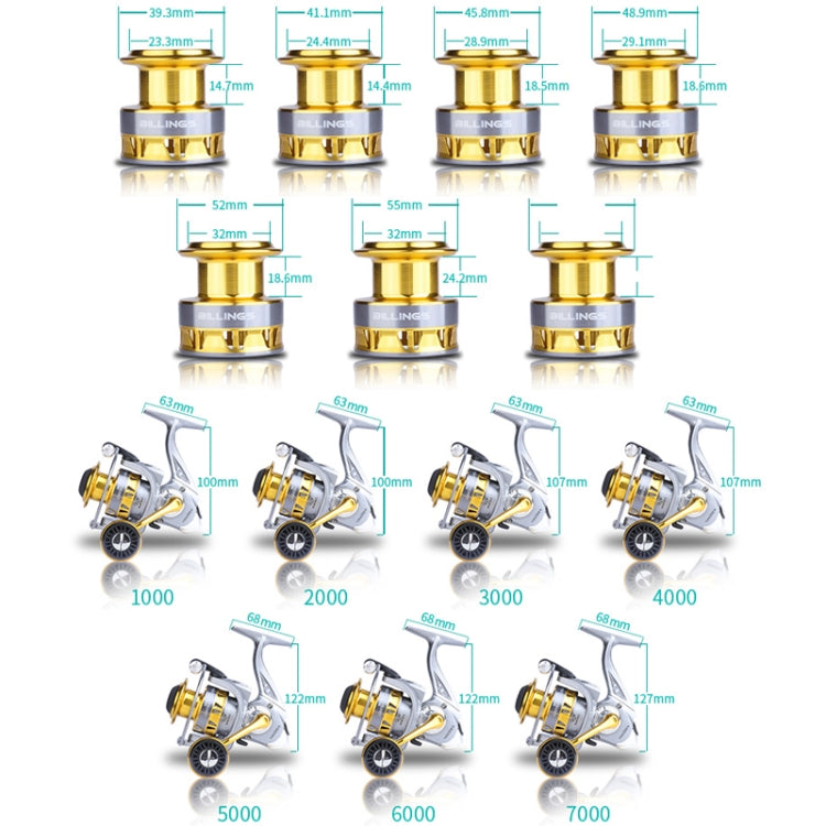 Mulinello da pesca con mulinello da pesca in metallo, stile:, YK1000 (EVA Grip), YK2000 (EVA Grip), YK3000 (EVA Grip), YK4000 (EVA Grip), YK5000 (EVA Grip), YK6000 (EVA Grip), YK7000 (EVA Grip), YK SE1000 (Half Metal Ball Grip)                         ...