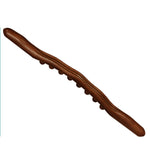Bastone da massaggio carbonizzato in legno di faggio a otto sfere Bastone raschiante per tendine rotante, Carbonized  53cm 8 Beads
