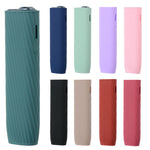Custodia in silicone twill per sigaretta elettronica per IQO ILUMA ONE, Black, Dark Blue, Green, Light Purple, Rose Red, Mint Green, Pink, Gold, Red