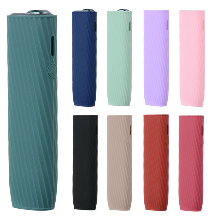 Custodia in silicone twill per sigaretta elettronica per IQO ILUMA ONE, Black, Dark Blue, Green, Light Purple, Rose Red, Mint Green, Pink, Gold, Red