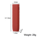 Custodia in silicone twill per sigaretta elettronica per IQO ILUMA ONE, Black, Dark Blue, Green, Light Purple, Rose Red, Mint Green, Pink, Gold, Red