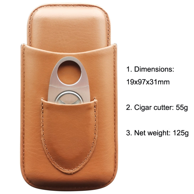 X11 Portable Cigar Holster Sealed Humidor Travel Snow Plus Portasigarette, Brown, Black, Brown With Cut, Black With Cut