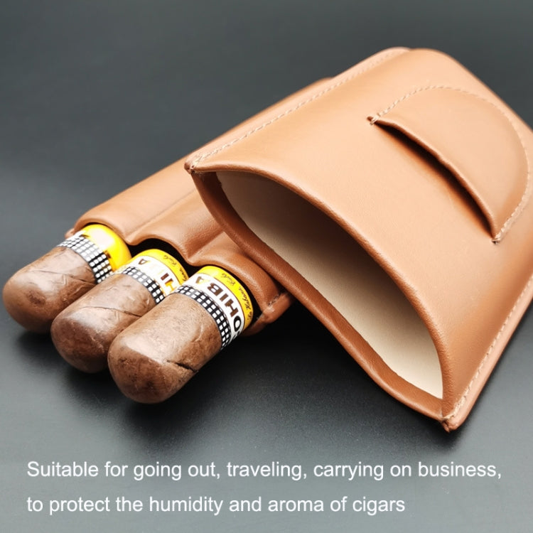 X11 Portable Cigar Holster Sealed Humidor Travel Snow Plus Portasigarette, Brown, Black, Brown With Cut, Black With Cut